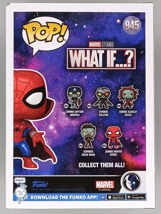 945 Zombie Hunter Spidey - Marvel What if...? Funko POP - Damaged Box