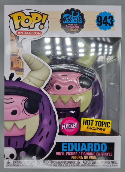 943 Eduardo - Flocked - Fosters Home for Imaginary Friends Funko POP - Brand New Funko