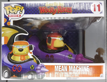 11 Mean Machine (w/ Muttley) Rides Wacky Races Box Damaged Funko POP