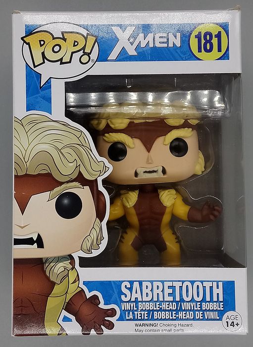 181 Sabretooth - Marvel X-Men - Funko POP - Box Damaged - FanofThings.co.uk