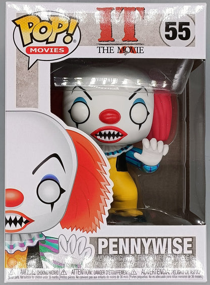 55 Pennywise - Horror - IT The Movie - Brand New Funko POP in Protector