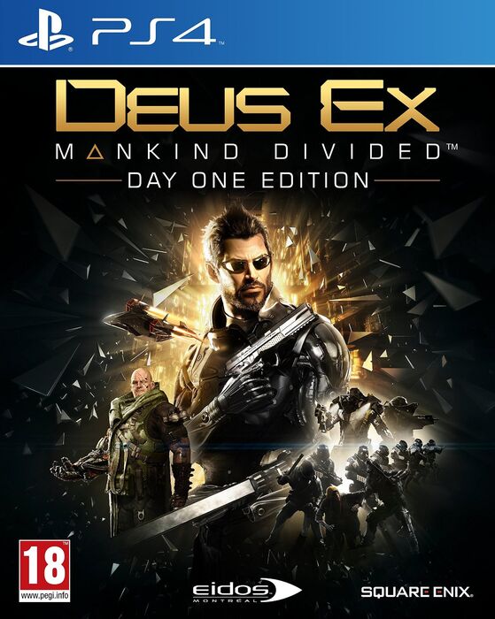 Deus Ex Mankind Divided Day One Edition for Playstation 4 (PS4) - [NEW] Square Enix