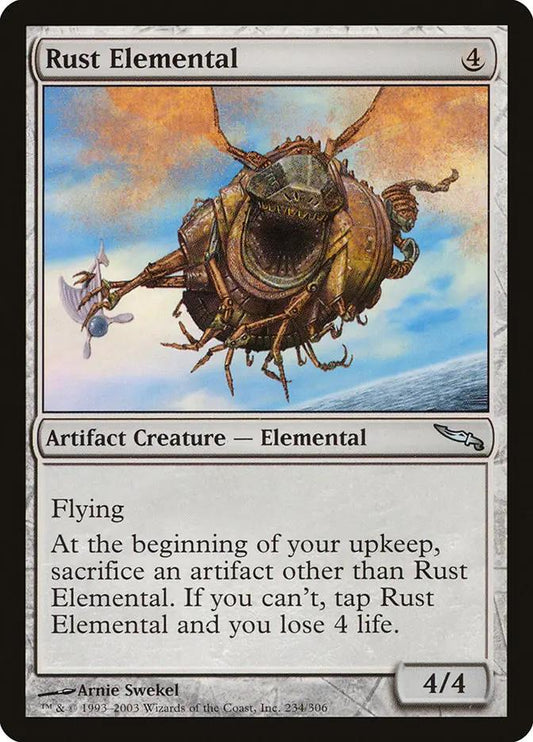 234 - Rust Elemental - Mirrodin - Normal - Magic: The Gathering Card
