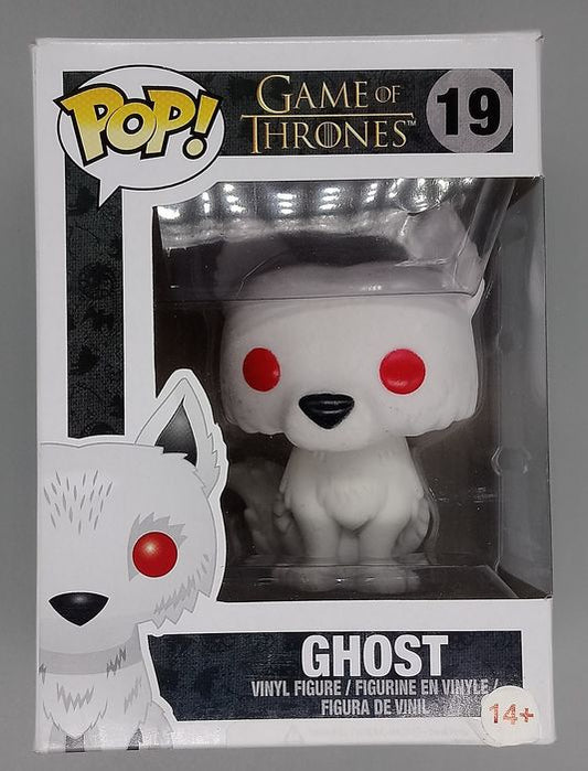 19 Ghost - Flocked - Game of Thrones - Box Damaged Funko POP