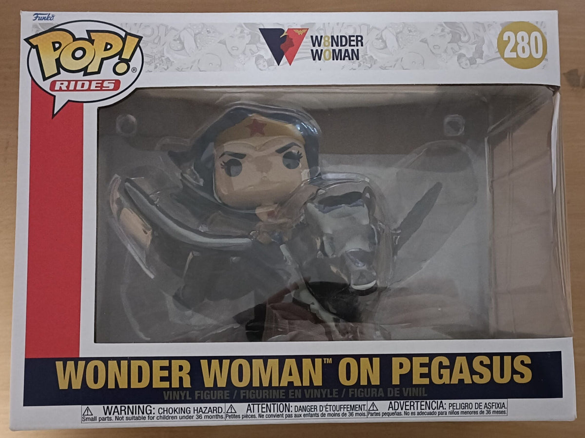 280 Wonder Woman on Pegasus - Rides - DC Wonder Woman 80th Anniversary Funko POP - Box Damaged Funko