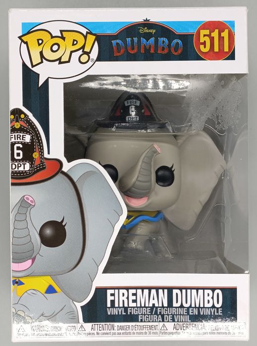 511 Fireman Dumbo - Disney (Dumbo Live Action) - Box Damaged Funko POP