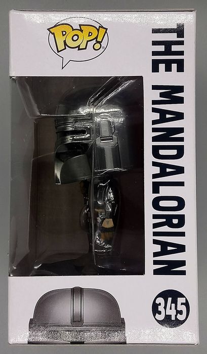 345 The Mandalorian (w/ Beskar Armor- First Edition) Chrome Funko POP