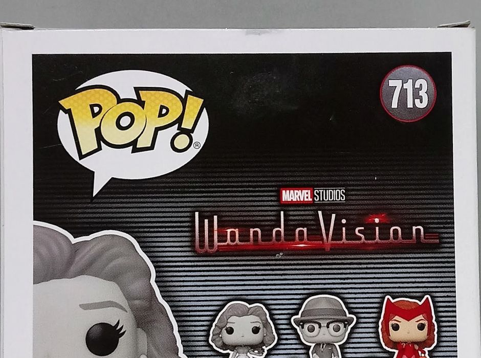 713 50s Wanda - B&W - Marvel Wandavision Funko POP- Box Damaged