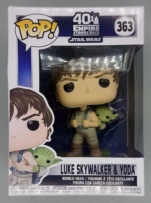 363 Luke Skywalker & Yoda - Star Wars - Box Damaged Funko POP
