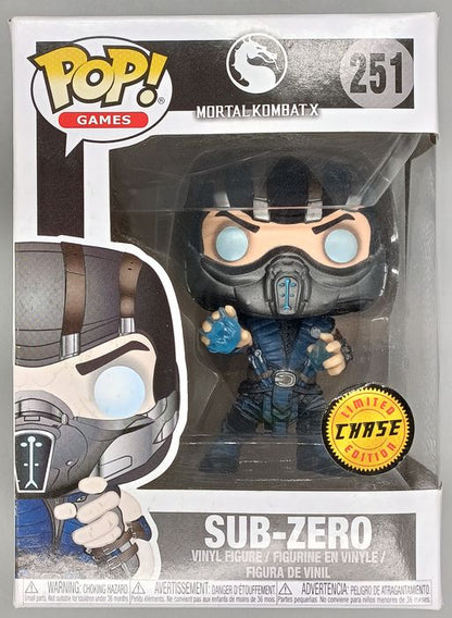 251 Sub-Zero (Ice Ball) - Chase - Mortal Kombat X- Box Damaged Funko POP