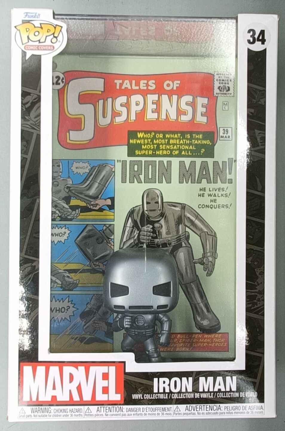 34 Iron Man (Tales of Suspense #39) - Comic Covers (Marvel) - Funko POP Funko