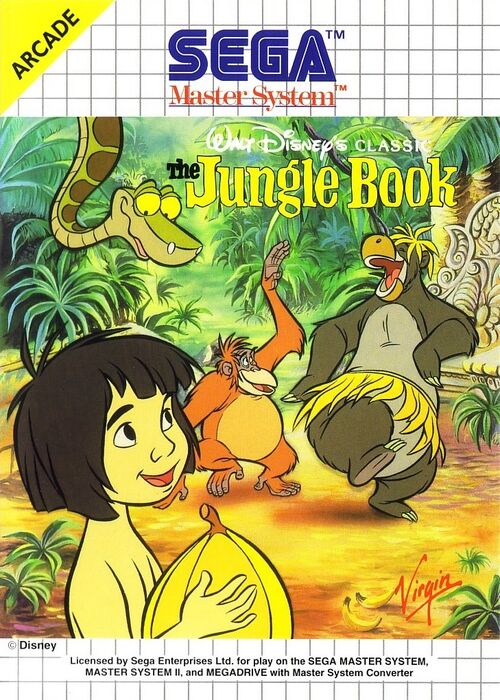 Jungle Book for Sega Master System MS - Complete - CIB SEGA
