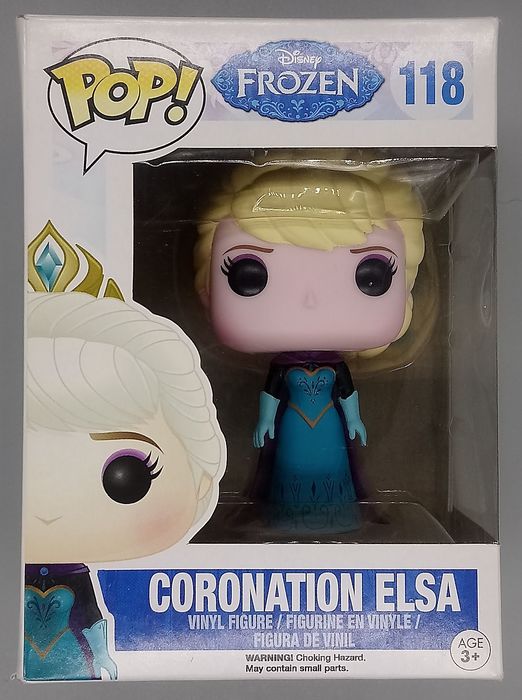 118 Coronation Elsa - Disney Frozen Funko POP - Box Damaged Funko
