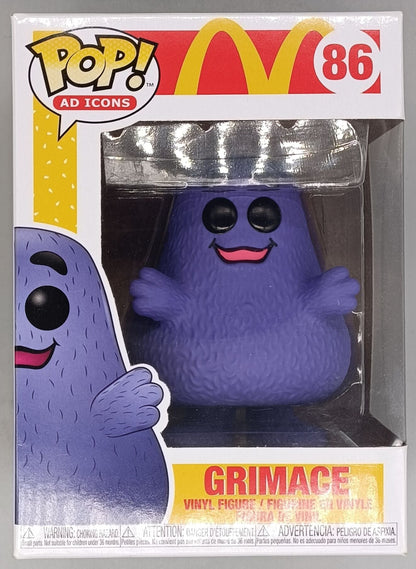 86 Grimace - Ad Icons - McDonald's - Funko POP - Box Damaged