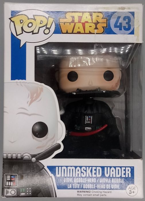 43 Unmasked Vader - Star Wars - Box Damaged Funko POP Funko