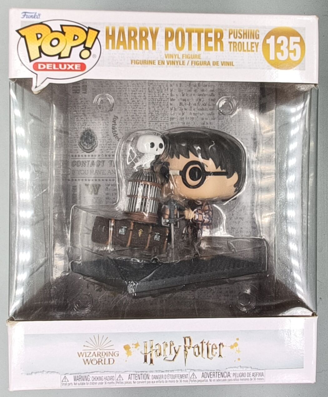135 Harry Potter (Pushing Trolley) Deluxe Funko POP - Box Damaged Funko