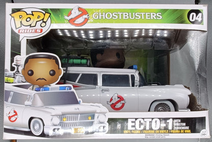 04 Ecto-1 (with Winston Zeddemore) Rides Ghostbuster Box Damaged Funko POP Funko