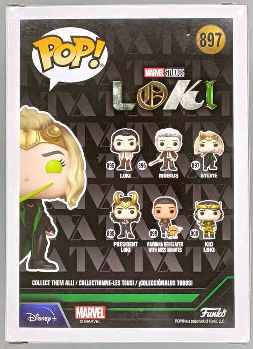 897 Sylvie - Glow - Marvel - Loki Funko POP