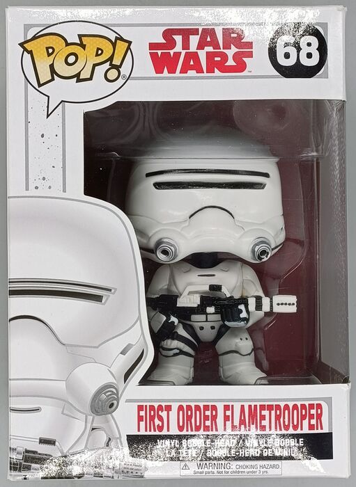 68 First Order Flametrooper (Star Wars Last Jedi) - Box Damaged Funko POP