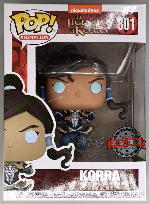 801 Korra (Avatar State) - The Legend Of Korra - Box Damaged Funko POP
