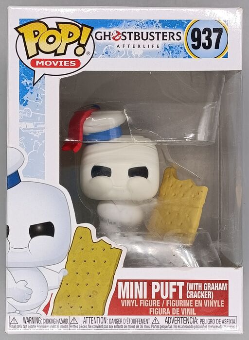 937 Mini Puft (with Graham Cracker) Ghostbusters Afterlife Box Damaged Funko POP Funko