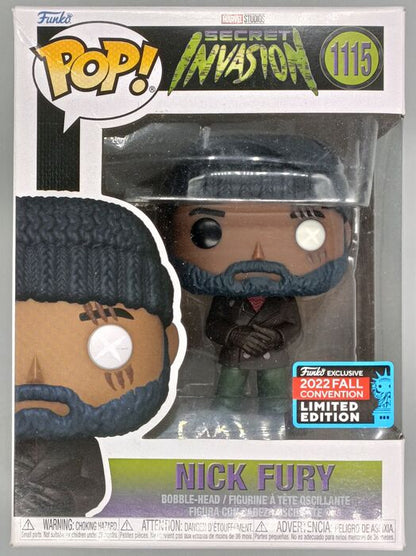 1115 Nick Fury - Marvel Secret Invasion - 2022 Con - Box Damaged Funko POP Funko