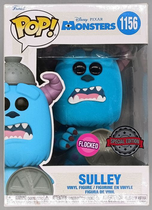 1156 Sulley (w/ Lid) Flocked - Disney Monsters Inc - Box Damaged Funko POP
