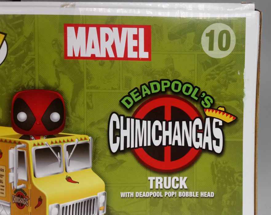 10 Deadpool's Chimichanga Truck - Rides - Marvel Deadpool Funko POP Damaged Box