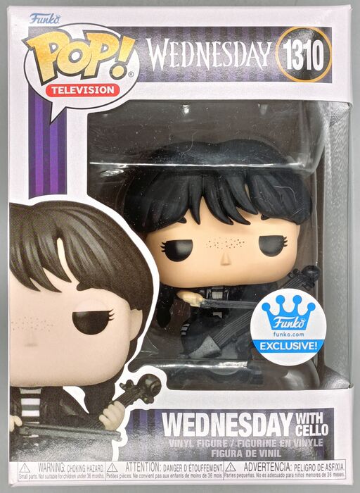 1310 Wednesday (with Cello) - Wednesday - Box Damaged Funko POP