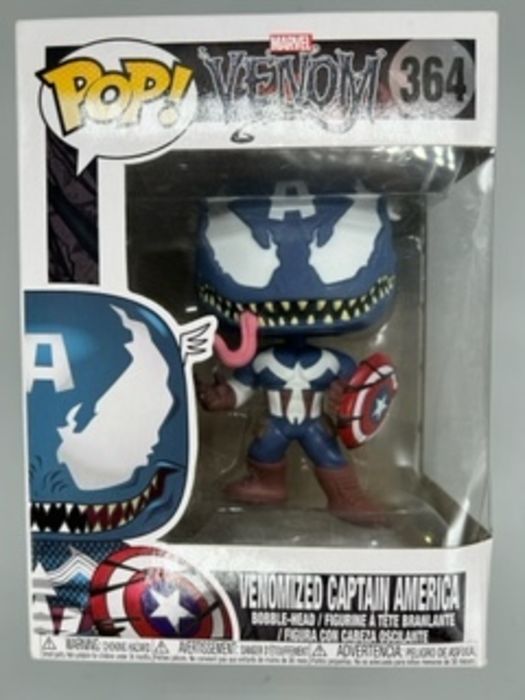 364 Venomized Captain America - Marvel Venom - Box Damaged Funko POP
