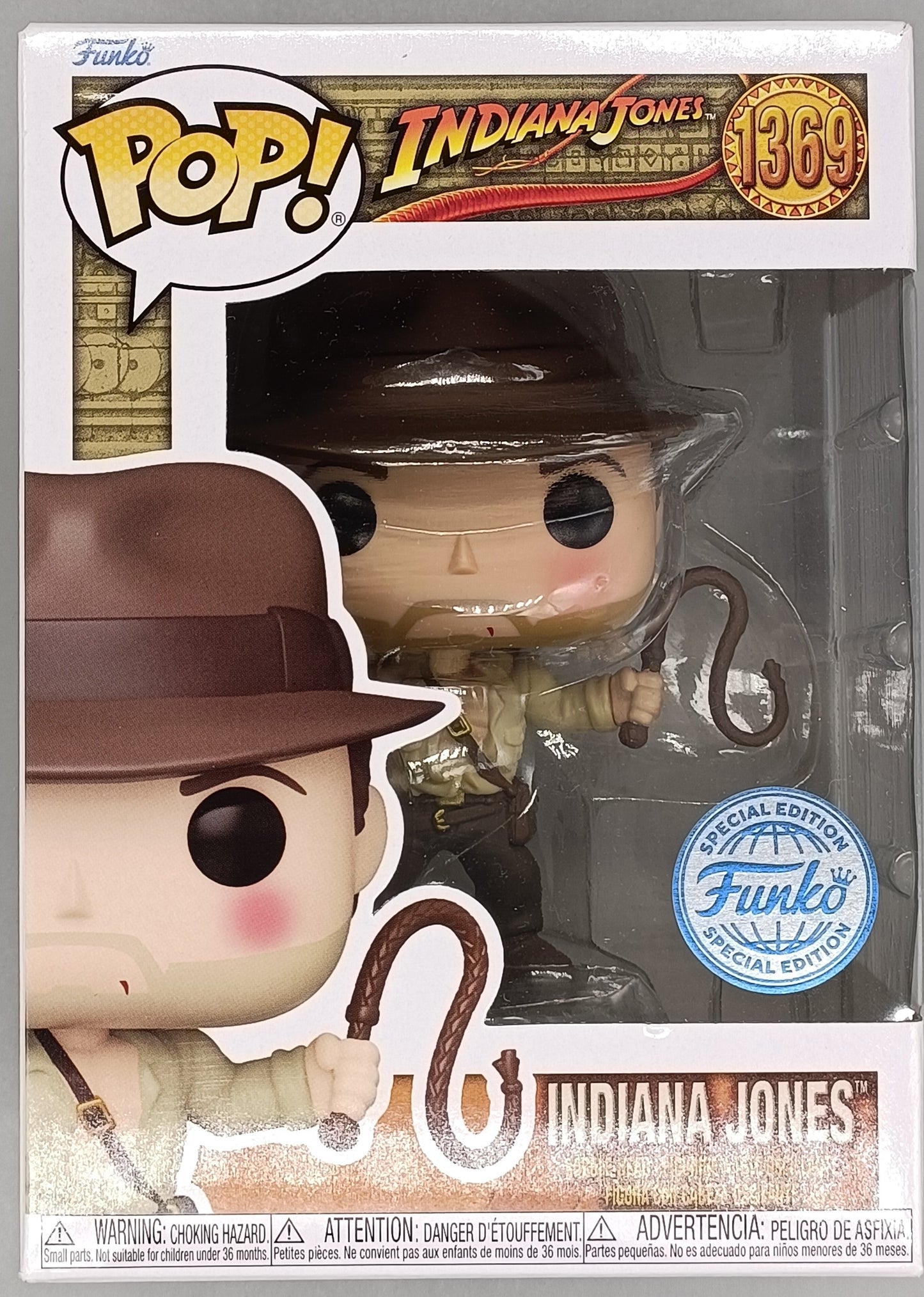 1369 Indiana Jones (w/ Sword & Whip) Disney Funko POP