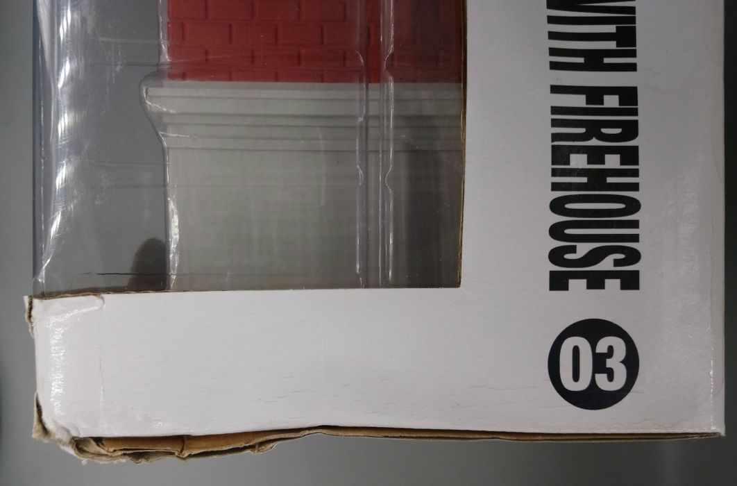 03 Dr. Peter Venkman with Firehouse Ghostbusters Box Damaged Funko POP