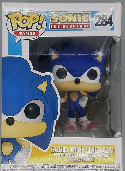 284 Sonic with Emerald - Sonic the Hedgehog Funko POP Funko