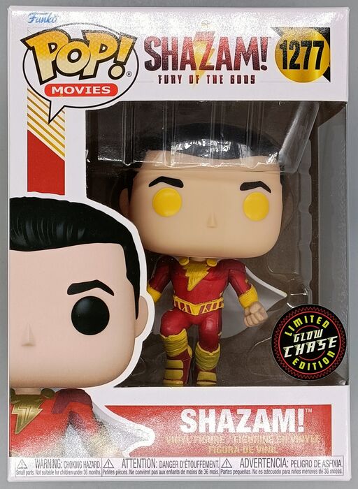 1277 Shazam Glow Chase - DC Shazam Fury of the Gods Funko POP Funko