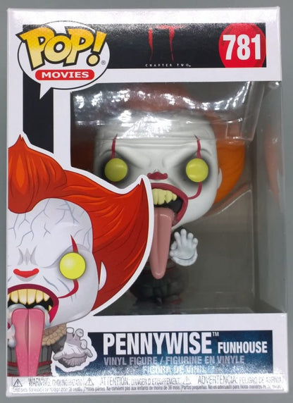 781 Pennywise (Funhouse) - Horror - IT 2 - Funko POP - Box Damaged