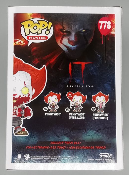 778 Pennywise (with Skateboard) - IT - Horror Funko POP
