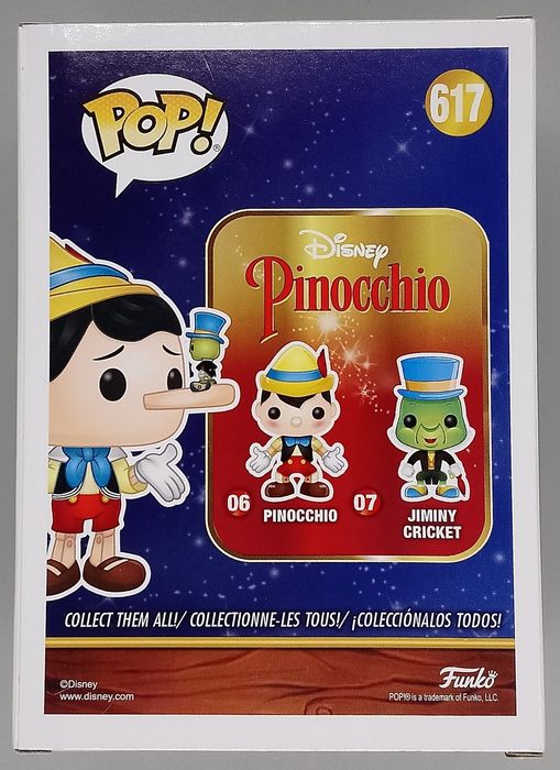 617 Pinocchio (Jiminy Cricket) Disney Pinocchio Funko POP
