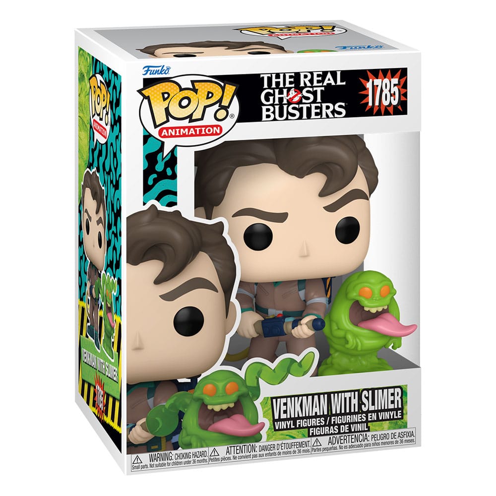 1785 Venkman with Slimer - The Real Ghostbusters Funko POP - Brand New