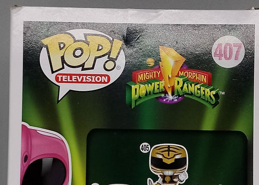 407 Pink Ranger (Action Pose) - Power Rangers - Box Damaged Funko POP