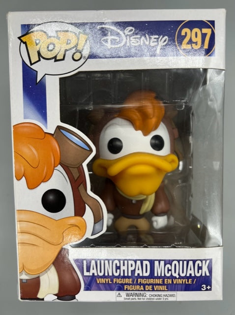 297 Launchpad McQuack - Disney Darkwing Duck- Funko POP - Box Damaged Funko