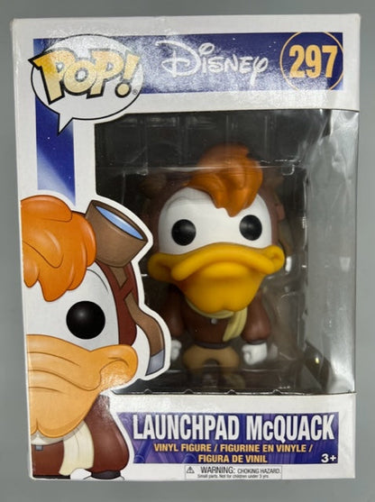 297 Launchpad McQuack - Disney Darkwing Duck- Funko POP - Box Damaged Funko