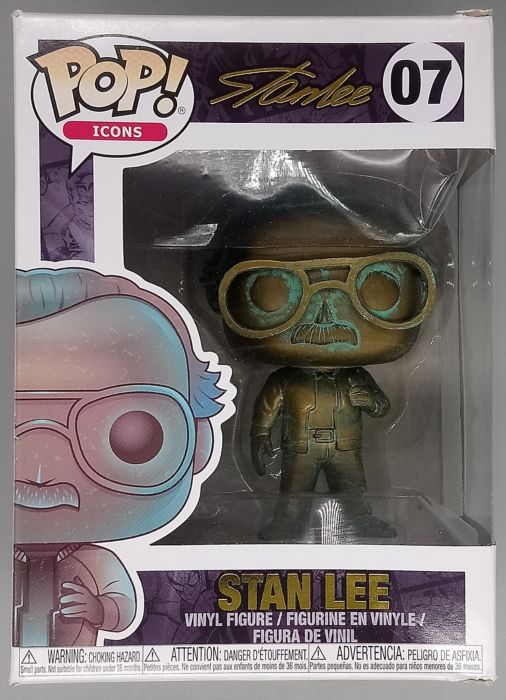 07 Stan Lee (Patina) - Stan Lee - Box Damaged Funko POP