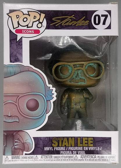 07 Stan Lee (Patina) - Stan Lee - Box Damaged Funko POP