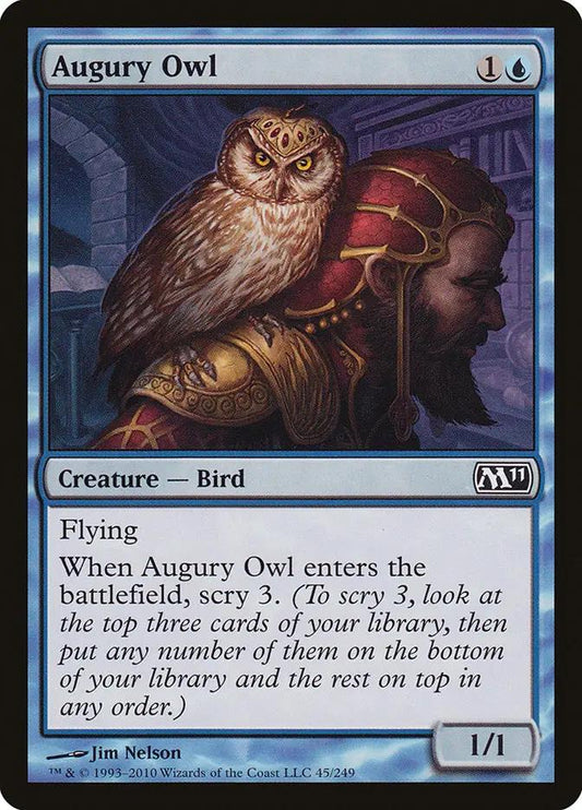45 - Augury Owl - Magic 2011 - Normal - Magic: The Gathering Card