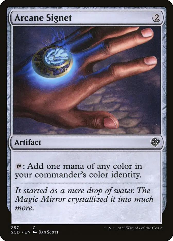 257 - Arcane Signet - Starter Commander Decks - Normal - Magic: The Gathering Card