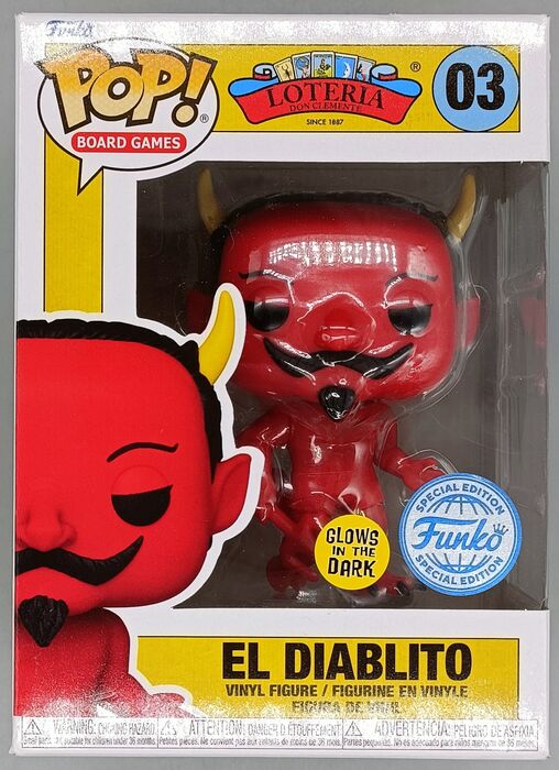 03 El Diablo (Glow) - Loteria - Box Damaged Funko POP Funko