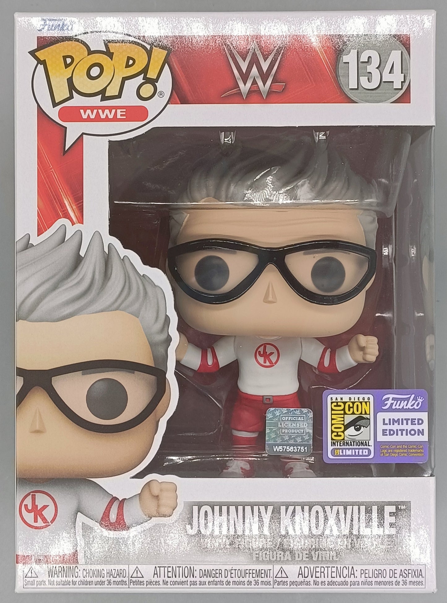 134 Johnny Knoxville - WWE Comic Con Exclusive 2023 Funko POP