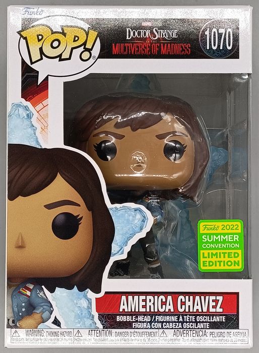 1070 America Chavez (w/ Portal) - Marvel Doctor Strange 2 - 2022 Con Funko POP Funko
