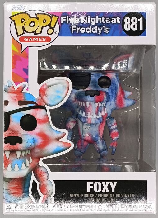 881 Foxy (Tie-Dye) - Five Nights at Freddy's - Box Damaged Funko POP Funko