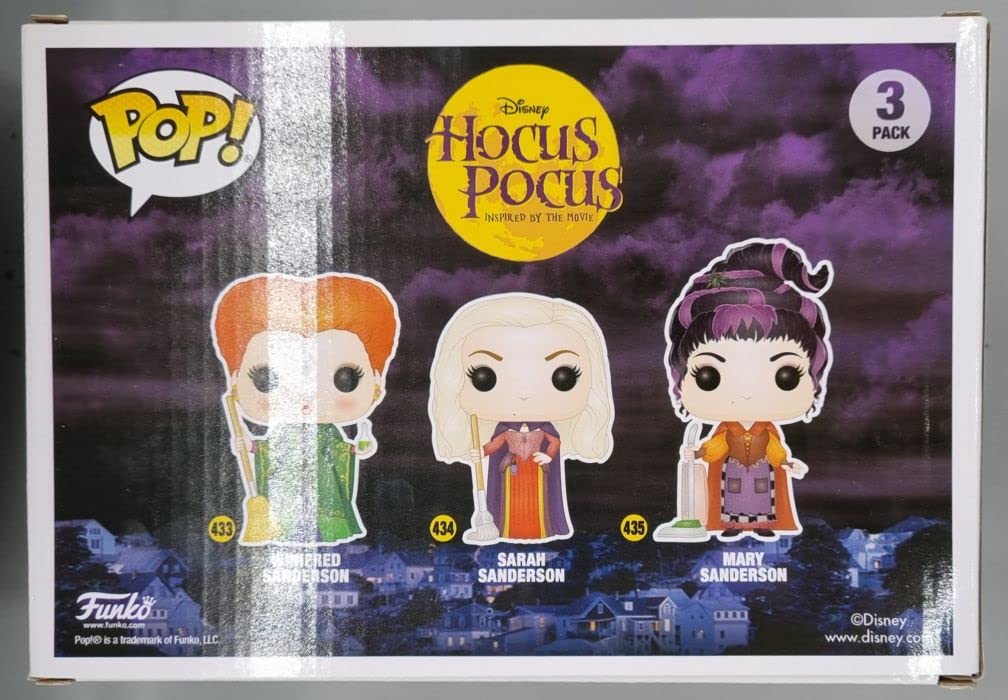 3 Pack The Sanderson Sisters (Flying) Disney Hocus Pocus - Funko POP - Damaged Box
